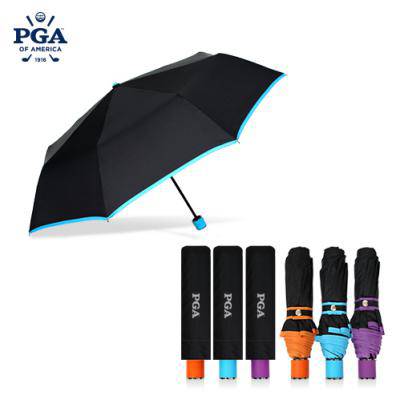 PGA 3단수동컬러바이어스 3단우산