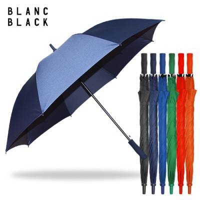 블랑블랙 70 폰지 컬러 자동 장우산 6COLOR