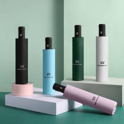 uv 3단 자동 우산 양산 우양산