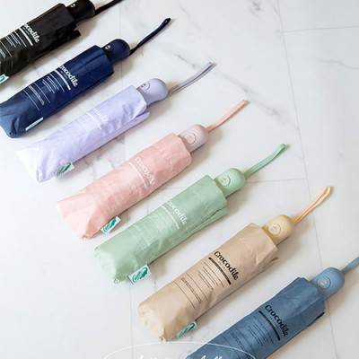 크로커다일 5단 레터링 완전자동우산 7color