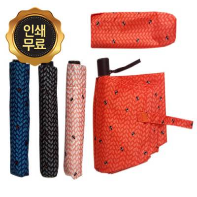 무당벌레 패턴 3단 우산 h-10