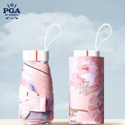 PGA 미니 5단 접이식 컴팩트 휴대용 초경량 포켓 양산(upf50+)(0189945)