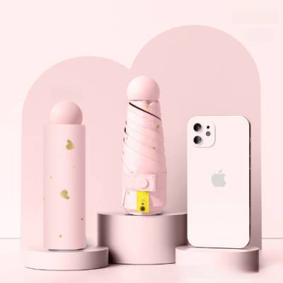 로페리아 5단 미니 하트 마카롱 우양산_암막코팅(UPF50+)(0190665)