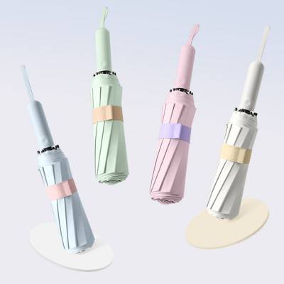 베오라 솜사탕 오토락 자동 3단 우산