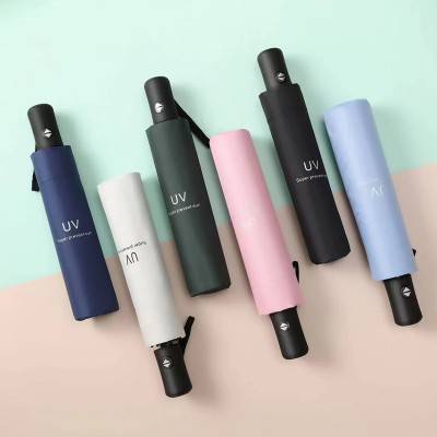 벨솔라 클린 자외선차단 3단완전자동우산