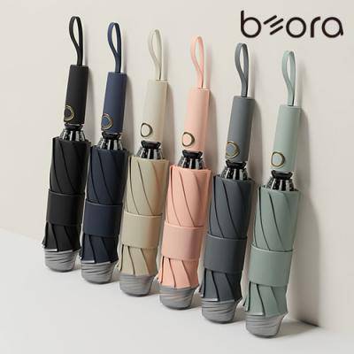 BOR_무지 인쇄우산 거꾸로 3세대 3단 자동 양우산