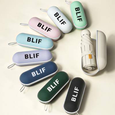 BLIF 초미니 초경량 4단 6K 캡슐 UV우산