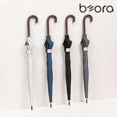 BOR 063 원목 곡자 손잡이 암막 자동 장우산 105 8K